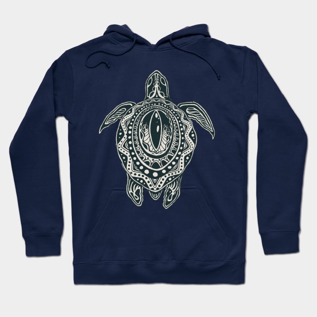 All Seeing Turtle Hoodie by HenryBennettArt